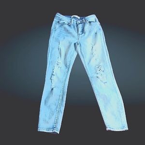 Deconstructed Skinny Jeans